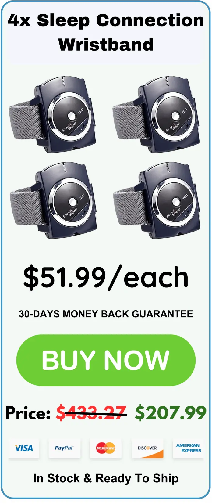 Sleep Connection Wristband offer package price 